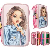 TOPModel - Triple Pencil Case Capybara - Rose