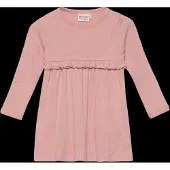 Minymo Klänning - Rib - Misty Rose - - 74 - Klänning