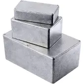 Hammond Electronics 1590YBK Universalhölje 92 x 92 x 42 Aluminium Pressgjutning Svart 1 st