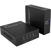 Lindy 43410 USB 3.2 Gen 1 USB-förlängning via nätverkskabel RJ45 100 m