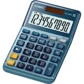 Casio MS-100EM Bordsräknare solcell Blå Display (ställen): 10