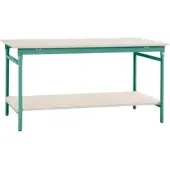 Manuflex BB5201.0001 Arbetsbordmöbel Grå, Grön