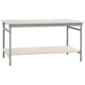 Manuflex BB5217.9006 Arbetsbordmöbel Aluminiumsilver