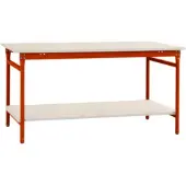 Manuflex BB5201.2001 Arbetsbordmöbel Rödorange (RAL 2001)