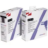 Hellermanntyton 308-12400 Krympslang med lim 24 mm 8 mm Krympförhållande:3:1 3 m