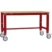 Manuflex AU7305.3003 Arbetsbordmöbel Rubinröd
