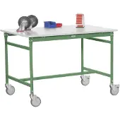 Manuflex BB4037.6011 Arbetsbordmöbel Resedagrön (RAL 6011)
