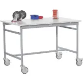 Manuflex BB4064.9006 Arbetsbordmöbel Aluminiumsilver