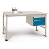 Manuflex AU5761.9006 Arbetsbordmöbel Aluminiumsilver