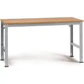Manuflex AU4135.9006 Arbetsbordmöbel Aluminiumsilver
