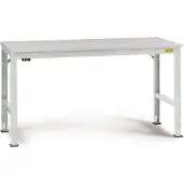 Manuflex LU4113.7035 Arbetsbordmöbel Grå-vit (RAL 7035)