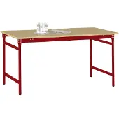 Manuflex BB3035.3003 Arbetsbordmöbel Rubinröd