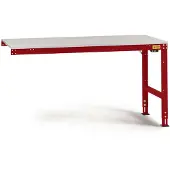 Manuflex LU6106.3003 ESD Arbetsbordmöbel Rubinröd