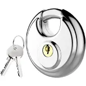 HP Autozubehör 18091 Hänglås 7 cm Lika låsning Silver Nyckel