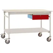 Manuflex BB5351.3003 Arbetsbordmöbel Rubinröd
