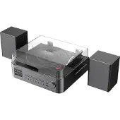 Reflexion HiFi-radio Svart, Brun DAB+, CD-spelare, Bluetooth