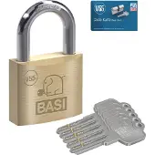 Basi VB5090-0050 Hänglås 50 mm Ny låsning Nyckel