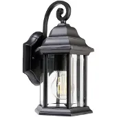 Deko-light Vägglampa utomhus Saiph, dimbar, Svart, Aluminium / grå / zink, Antik, Utomhusvägglampa