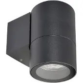 Deko-light Utomhusvägglampa Achernar 1 lampa down svartgrå Achernar, dimbar, Svart, Aluminium / grå / zink, Modern, Utomhusvägglampa