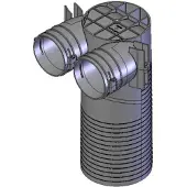 Helios Ventilatoren 3857 Övergångsstos
