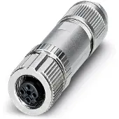 Phoenix Contact 1553611 Sensor/ställdon-datakontakt M12 Hona rak Antal poler (RJ): 4 1 st Piece
