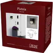 Konstsmide Vägglampa utomhus Pistoia, dimbar, Svart, Aluminium / grå / zink, Utomhusvägglampa