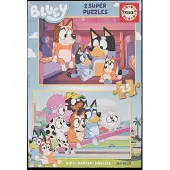 Educa Pussel Bluey 2 X 25 bitar Wood, Educa