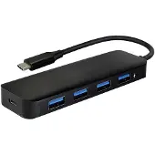 Value 14.99.5039 USB-hubb 4 Port USB-A USB 3.2 Gen1 5 GBit/s med USB-C-kontakt Svart