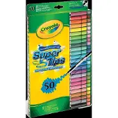 Crayola Supertips Washable Markers 50 Pcs