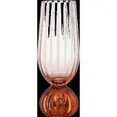 Bloomingville Taurin Champagneglas, Rosa, Glas
