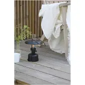 Markslöjd LED bordslampa Fanos, dimbar, Svart, Vardagsrum / matsal, Metall, Antik, LED-bordslampa