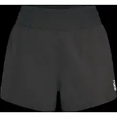 2XU Women's Aero Hi-Rise 4 Inch Shorts Black/silver Reflective
