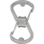 Niteize NITE Ize nyckelkarbinhake NI-SBO-03-11 S-Biner Ahhh Rostfritt stål 1 st