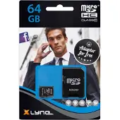 Xlyne microSDXC-Kort 64 GB Class 10 inkl. SD-adapter