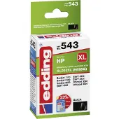 Edding Bläck Ersätter HP 302XL (F6U68AE) Kompatibel Svart EDD-543 18-543