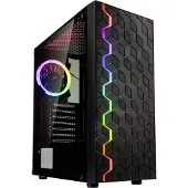 Kolink INSPIRE K8 Midi-Tower Datorchassi GAMER, Hölje Svart