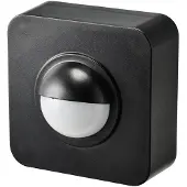 Sygonix SY-5046552 rörelsesensor väggmonterad 120° svart IP65