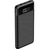 Xcell Powerbank 10000 mAh LiPo USB-A Svart Statusindikering