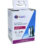 G&G Bläck Kompatibel Svart, Svart, Cyan, Magenta, Gul 1B980-5TD