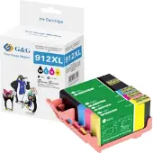 G&G Bläck Kompatibel Svart, Cyan, Magenta, Gul GP-H912XLBKCMY-4P