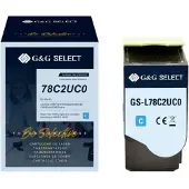 G&G Toner Ersätter Lexmark 78C2UC0 Kompatibel Cyan 7000 sidor GS-L78C2UC0