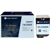 G&G Toner Ersätter Lexmark 74C2SKE Kompatibel Svart 7000 sidor GS-L74C2SK0
