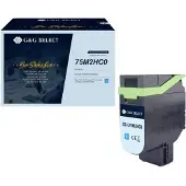 G&G Toner Ersätter Lexmark 75M2HC0 Kompatibel Cyan 8800 sidor GS-L75M2HC0