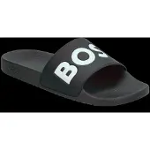 BOSS för män. 50536835 Flip-flops Aryeh svart (43), Karta, Ingen, Strandkläder