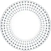 Nachtmann Bossa Nova Mattallrik 27 Cm 2-pack - Mattallrikar Glas Klar