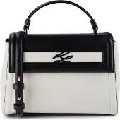 Karl Lagerfeld Handväska svart / vit