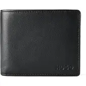 HUGO Trifold wallet in leather with embossed logo