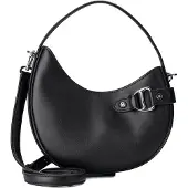 Ralph Lauren för kvinnor. 431980159002 Tasha liten crossbody-väska i läder svart (OSFA), Casual, Hud