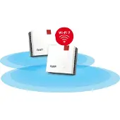 FRITZ! WiFi 7 Repeater 1700 2-Pack International 20003128 LAN, WLAN 3600 MBit/s Mesh-ready