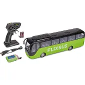 Carson RC modellbil Elektrisk Buss FlixBus inkl. batteri, laddare och sändarbatterier